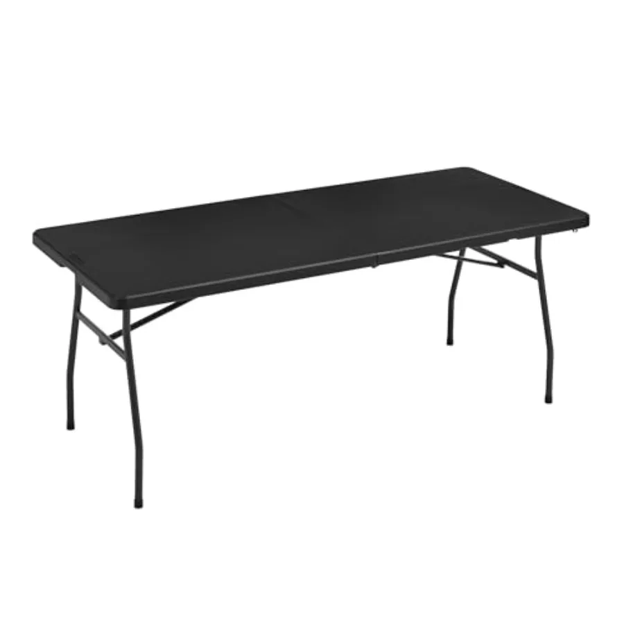 Heavy Duty Portable Folding Table, 6 Feet, Indoor and Outdoor, Fold-in-Half Design with Carrying Handle, for Events, Easy Foldi
Heavy Duty Portable Folding Table, 6 Feet, Indoor and Outdoor, Fold-in-Half Design with Carrying Handle, for Events, Easy Foldi
