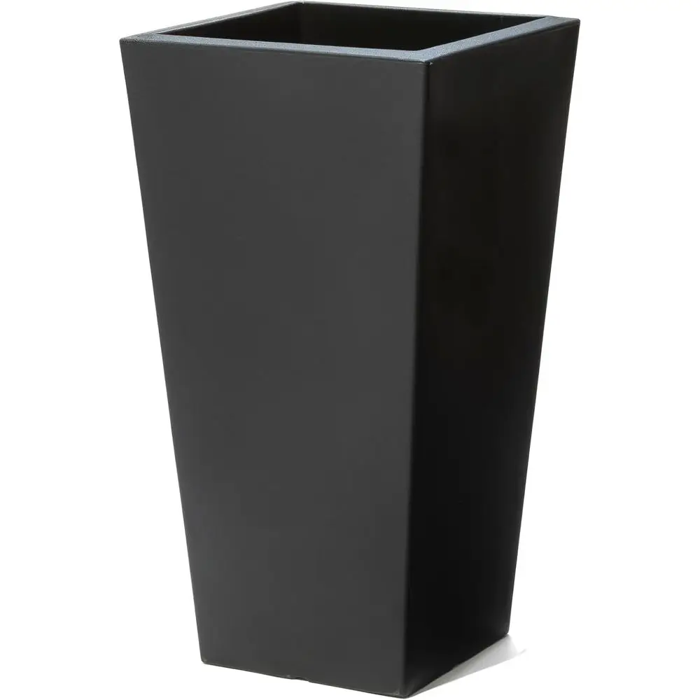28 Inch Tall Square Tapered Planter for Indoor and Outdoor Use, Efficient Drainage, Durable Resin, Black
28 Inch Tall Square Tapered Planter for Indoor and Outdoor Use, Efficient Drainage, Durable Resin, Black