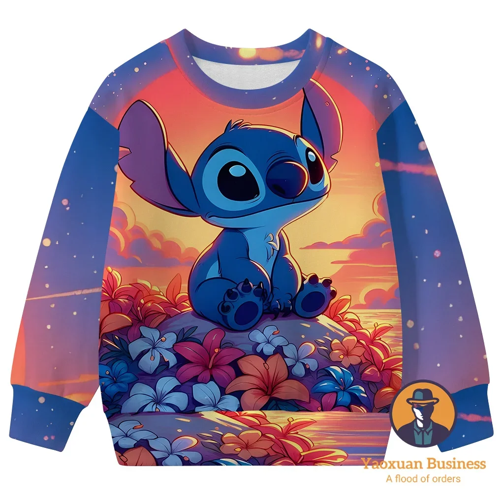 New 2025 Lilo&Stitch Kids Teens 3D Crew Neck Sweatshirt Boys Girls Cartoon Print Summer Trendy Best Selling Hot Fashion
New 2025 Lilo&Stitch Kids Teens 3D Crew Neck Sweatshirt Boys Girls Cartoon Print Summer Trendy Best Selling Hot Fashion