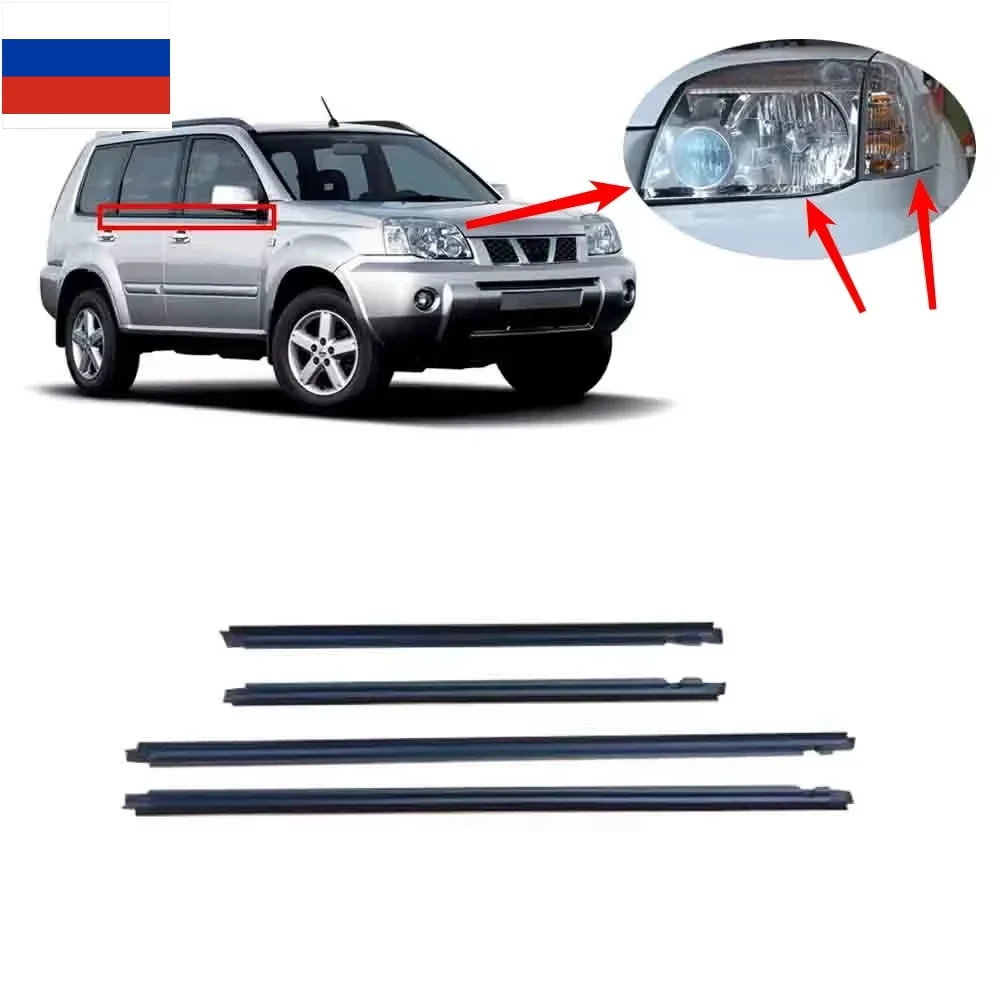 4 Pcs Black T30 Outside Window Glass Rubber Seal for Nissan XTrail T 30 2001-2006 Glass Protector for X-Trail 80821-8H300
4 Pcs Black T30 Outside Window Glass Rubber Seal for Nissan XTrail T 30 2001-2006 Glass Protector for X-Trail 80821-8H300