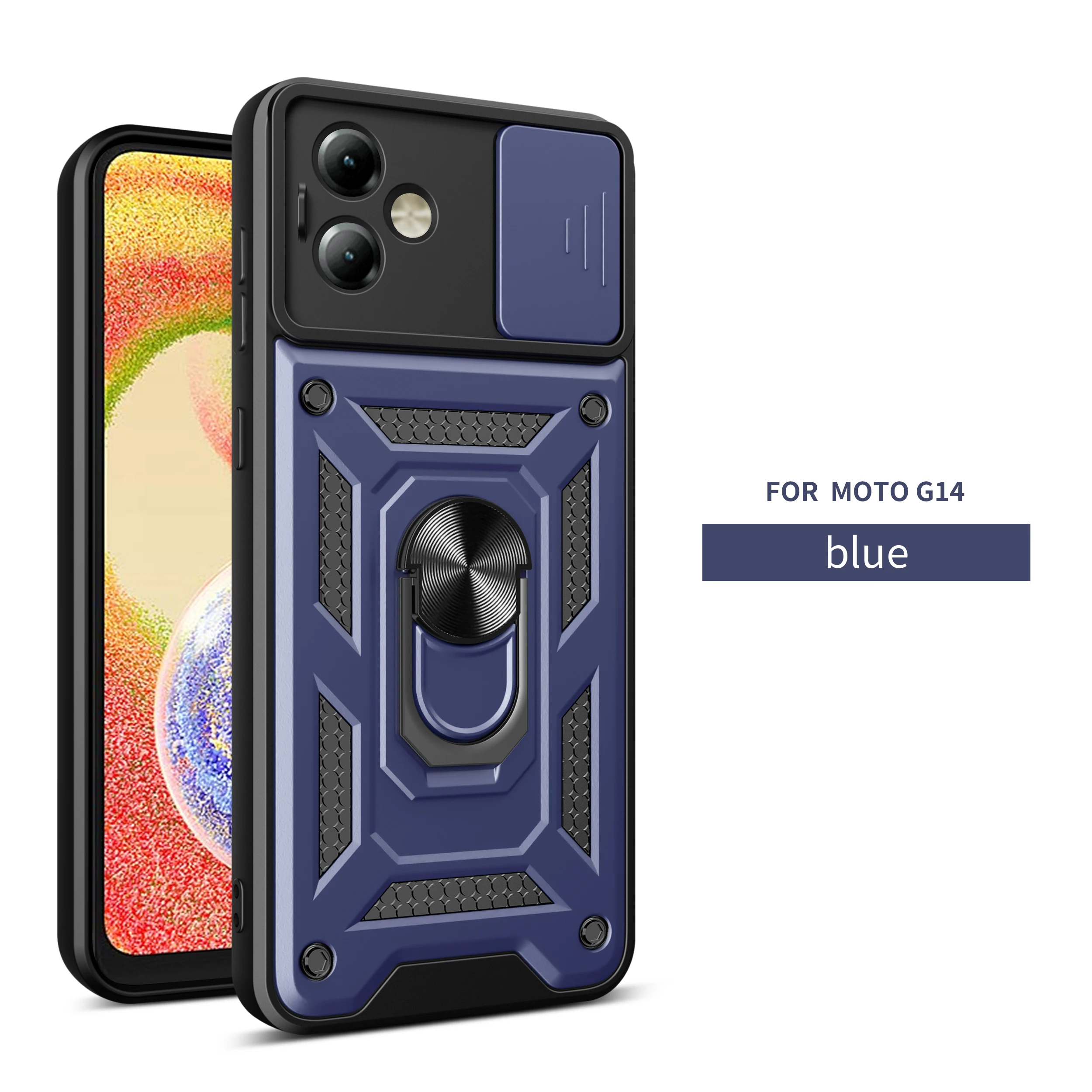 Для Motorola G14 слайд-камера, бронированный чехол для телефона Motorola G24 Capa, магнитное кольцо, защита телефона Motorola G04 G34 G54 G84
Для Motorola G14 слайд-камера, бронированный чехол для телефона Motorola G24 Capa, магнитное кольцо, защита телефона Motorola G04 G34 G54 G84