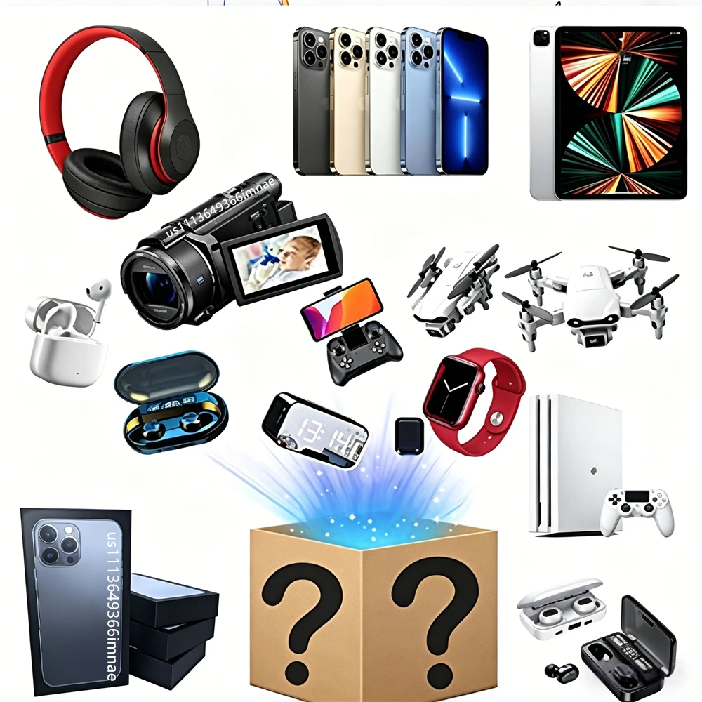 Random Electronic Mystery Box Surprise Package Blind Box Lucky Gift with Possible Laptop Smartwatch and Accessories
Random Electronic Mystery Box Surprise Package Blind Box Lucky Gift with Possible Laptop Smartwatch and Accessories
