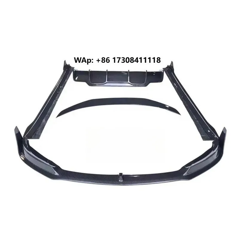 High Quality Carlong Carbon Fiber Car Body Kit V Style Front/Rear Lip Side Skirts Spoiler for Model 3 2018-2020 Excellent
High Quality Carlong Carbon Fiber Car Body Kit V Style Front/Rear Lip Side Skirts Spoiler for Model 3 2018-2020 Excellent