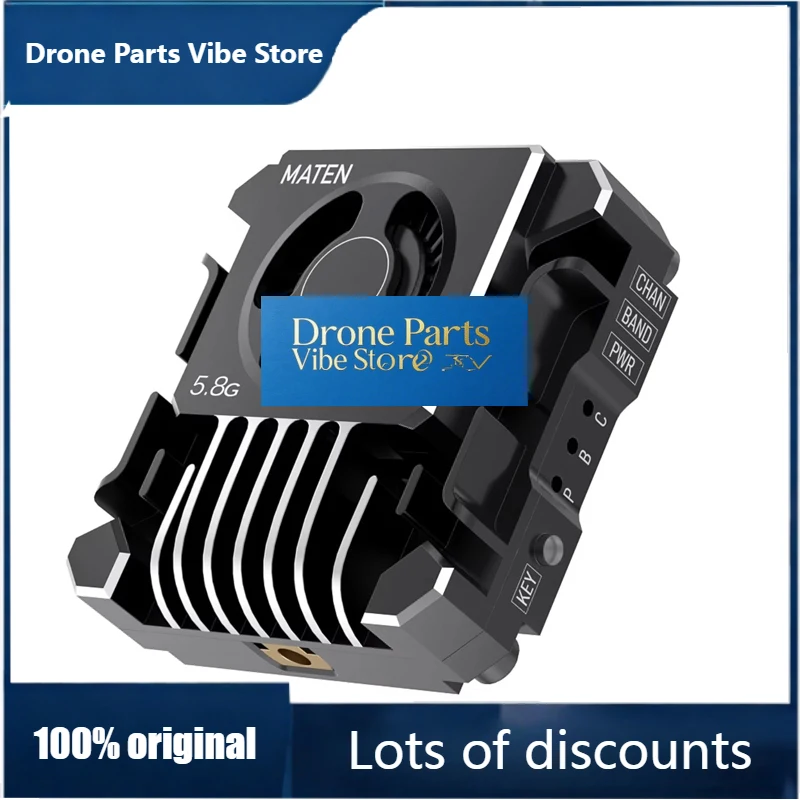 Drone PartsRUSH TANK MAX SOLO 5.8GHz 2.5W 2500mW High Power 48CH VTX Video Transmitter With CNC Shell For RC FPV Long Range Fixe
Drone PartsRUSH TANK MAX SOLO 5.8GHz 2.5W 2500mW High Power 48CH VTX Video Transmitter With CNC Shell For RC FPV Long Range Fixe