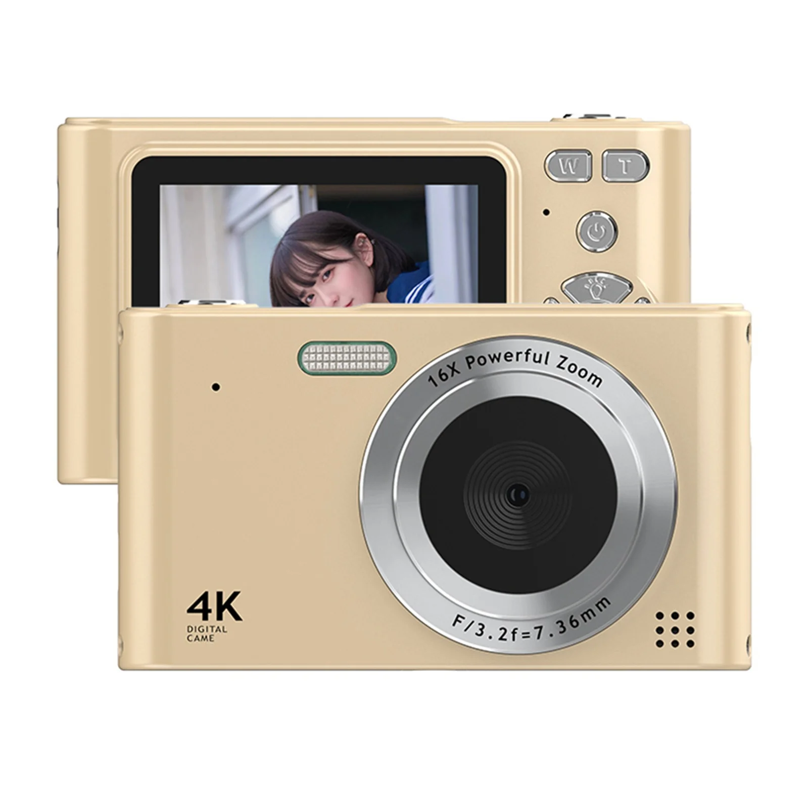 Цифровая камера 4K, цифровая видеокамера 48 МП, экран 2,4 дюйма, 16-кратный цифровой зум, защита от сотрясений, обнаружение лиц, эффект красоты
Цифровая камера 4K, цифровая видеокамера 48 МП, экран 2,4 дюйма, 16-кратный цифровой зум, защита от сотрясений, обнаружение лиц, эффект красоты