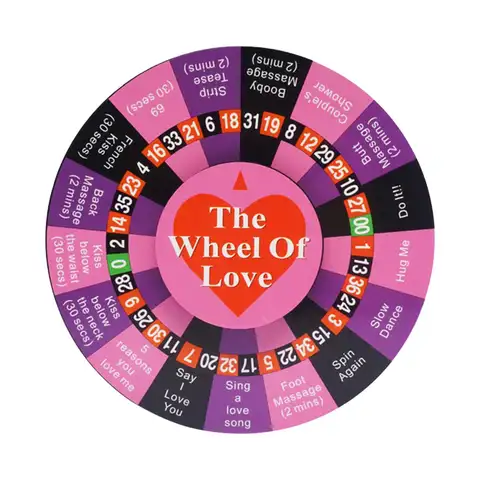 Board Game Action Couples Party games wheel Foreplay Entertainment