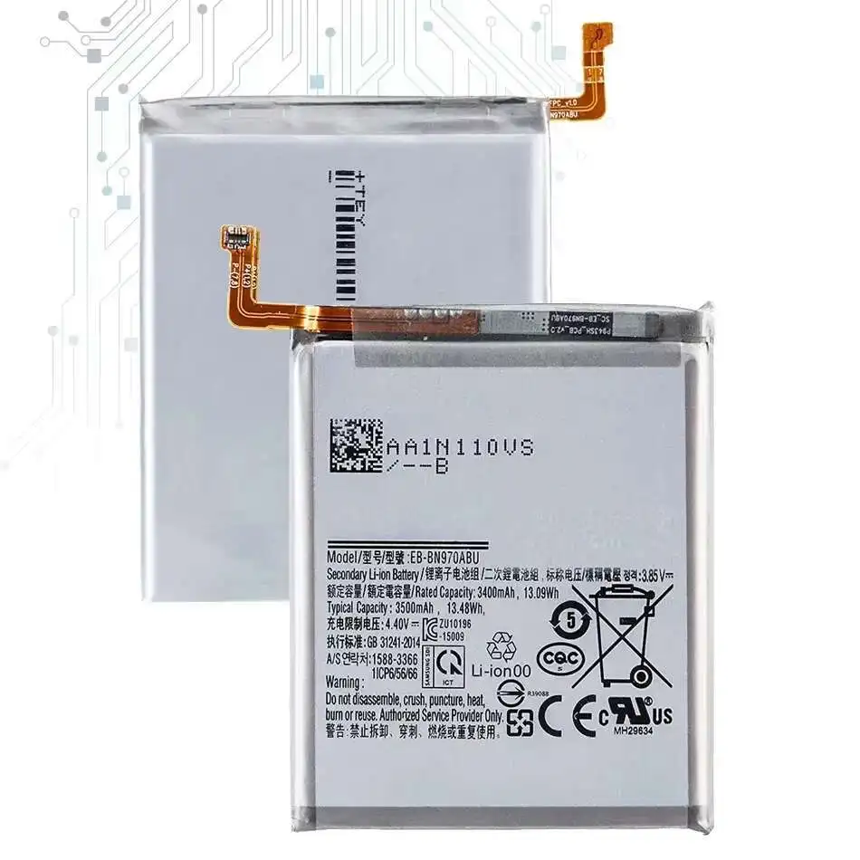 Сменный аккумулятор EB-BN970ABU для Samsung Galaxy Note 10 Note X Note 10 NoteX Note 10 5G
Сменный аккумулятор EB-BN970ABU для Samsung Galaxy Note 10 Note X Note 10 NoteX Note 10 5G