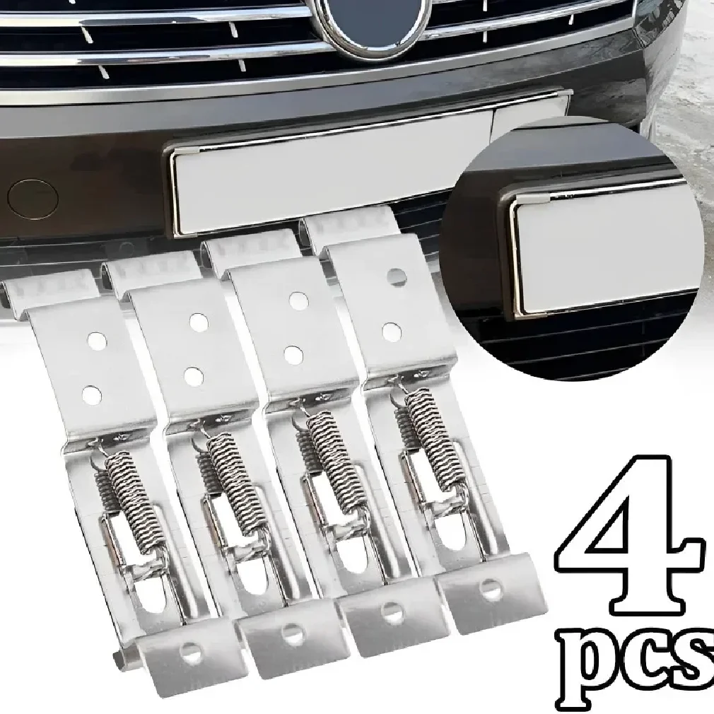 Car License Plate Frame Holder Trailer Number Stainless Steel Bracket Cars Frame Holder Clamps Trailer Number Plate Clips
Car License Plate Frame Holder Trailer Number Stainless Steel Bracket Cars Frame Holder Clamps Trailer Number Plate Clips