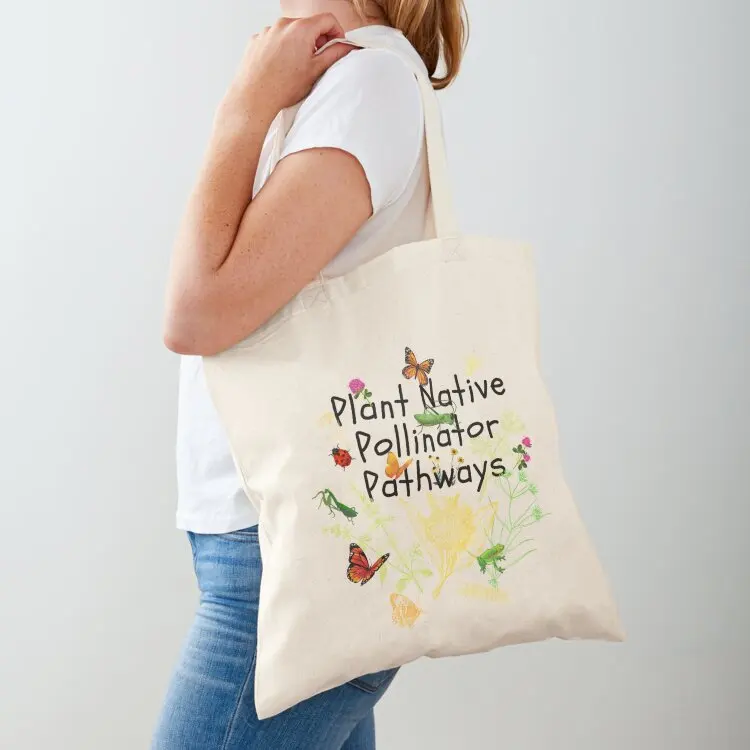 Plant Native Pollinator Pathways Garden Design Tote Bag eco bag folding Handbags Shopper handbag handbag
Plant Native Pollinator Pathways Garden Design Tote Bag eco bag folding Handbags Shopper handbag handbag