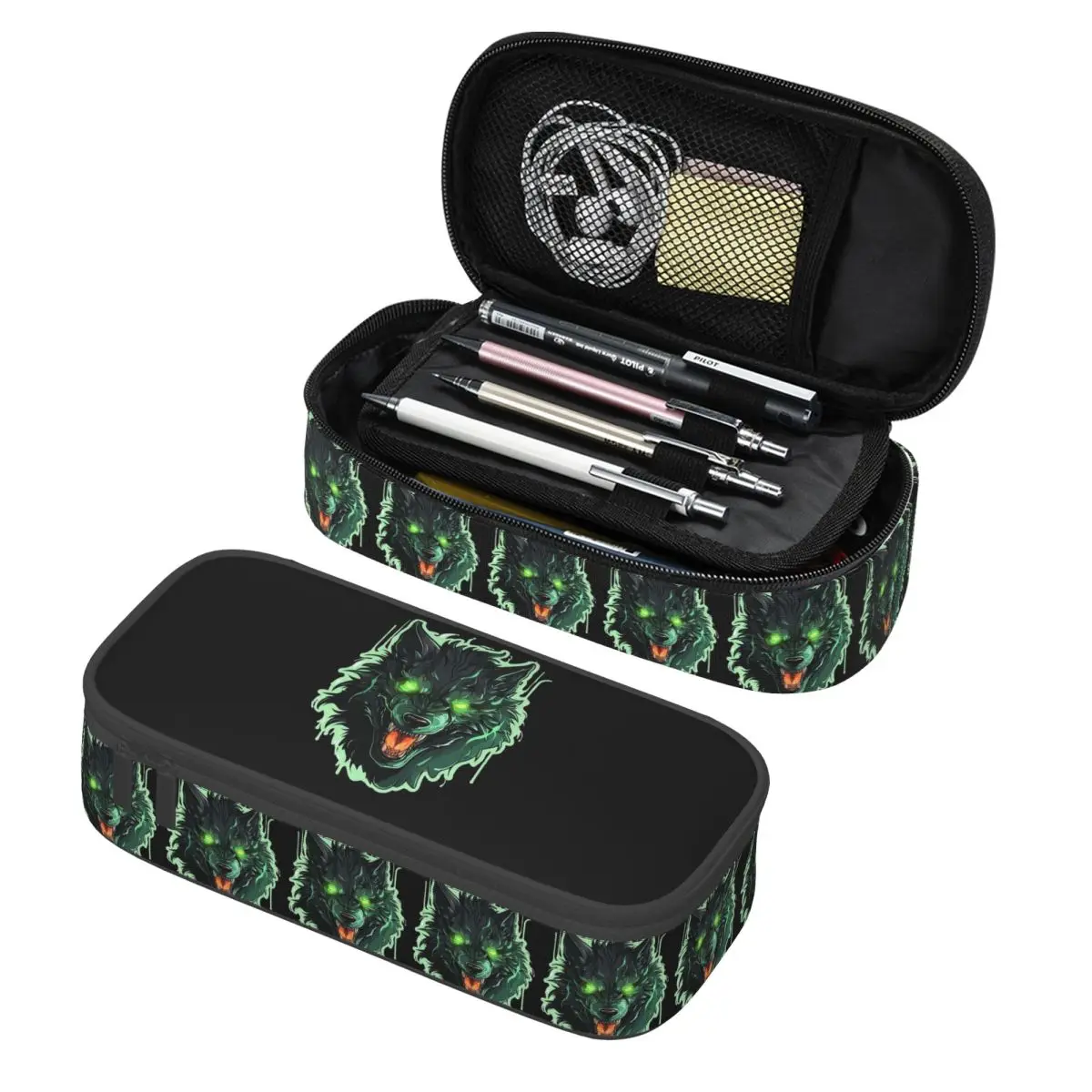 Green Wolf Lightning Beast Electric Canine Pencil Cases Pen Holder Storage Stationery Supplies Big Capacity Pen Box Pencil Bag
Green Wolf Lightning Beast Electric Canine Pencil Cases Pen Holder Storage Stationery Supplies Big Capacity Pen Box Pencil Bag