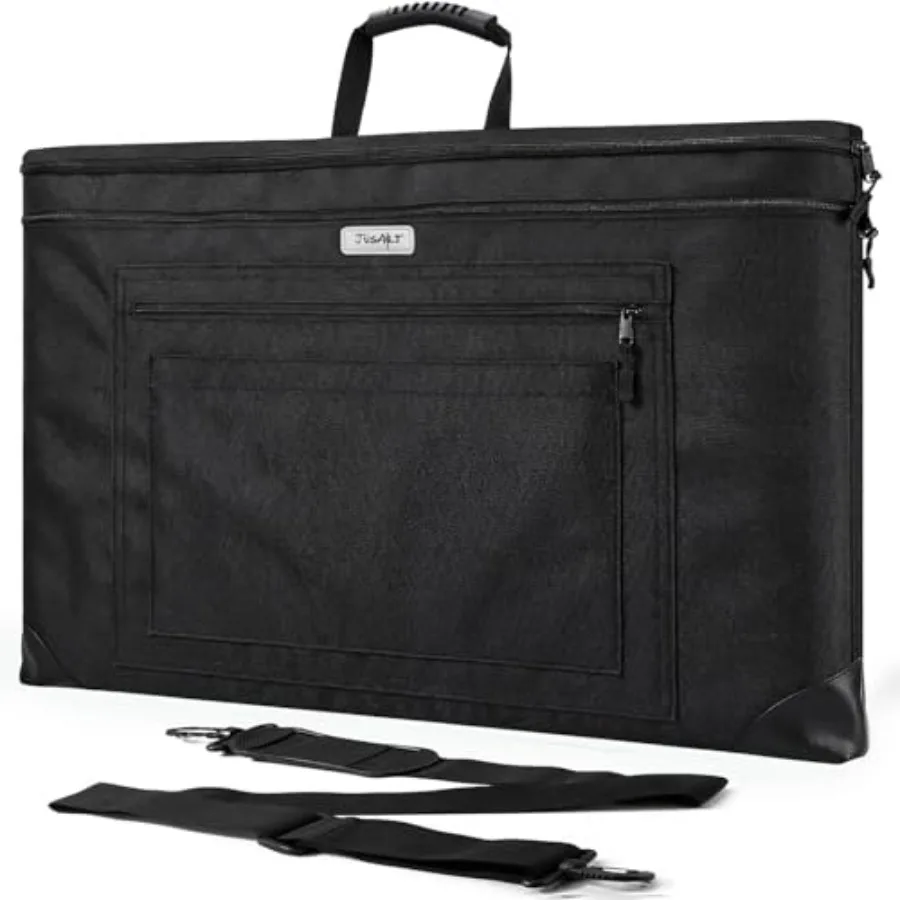 Art Portfolio Bag, Foldable Light Weight Portfolio Folder Case with Adjustable Shoulder Strap, Leather Corners, Waterproof Art
Art Portfolio Bag, Foldable Light Weight Portfolio Folder Case with Adjustable Shoulder Strap, Leather Corners, Waterproof Art
