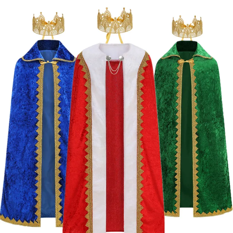 Halloween Children's King Prince Robe Stage Performance Costume Gold Rimmed Red Double Layered Robe with Wand Traditional Chi...
Halloween Children's King Prince Robe Stage Performance Costume Gold Rimmed Red Double Layered Robe with Wand Traditional Chi...