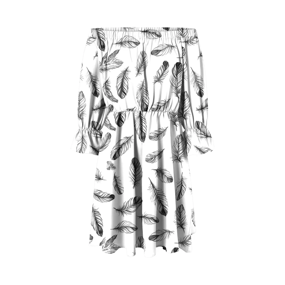 Women One Shoulder Sexy Off Shoulder Dress Print 3/4 Sleeve Elastic Waist Mini Dress Party Banquet Prom Women Clothing
Women One Shoulder Sexy Off Shoulder Dress Print 3/4 Sleeve Elastic Waist Mini Dress Party Banquet Prom Women Clothing