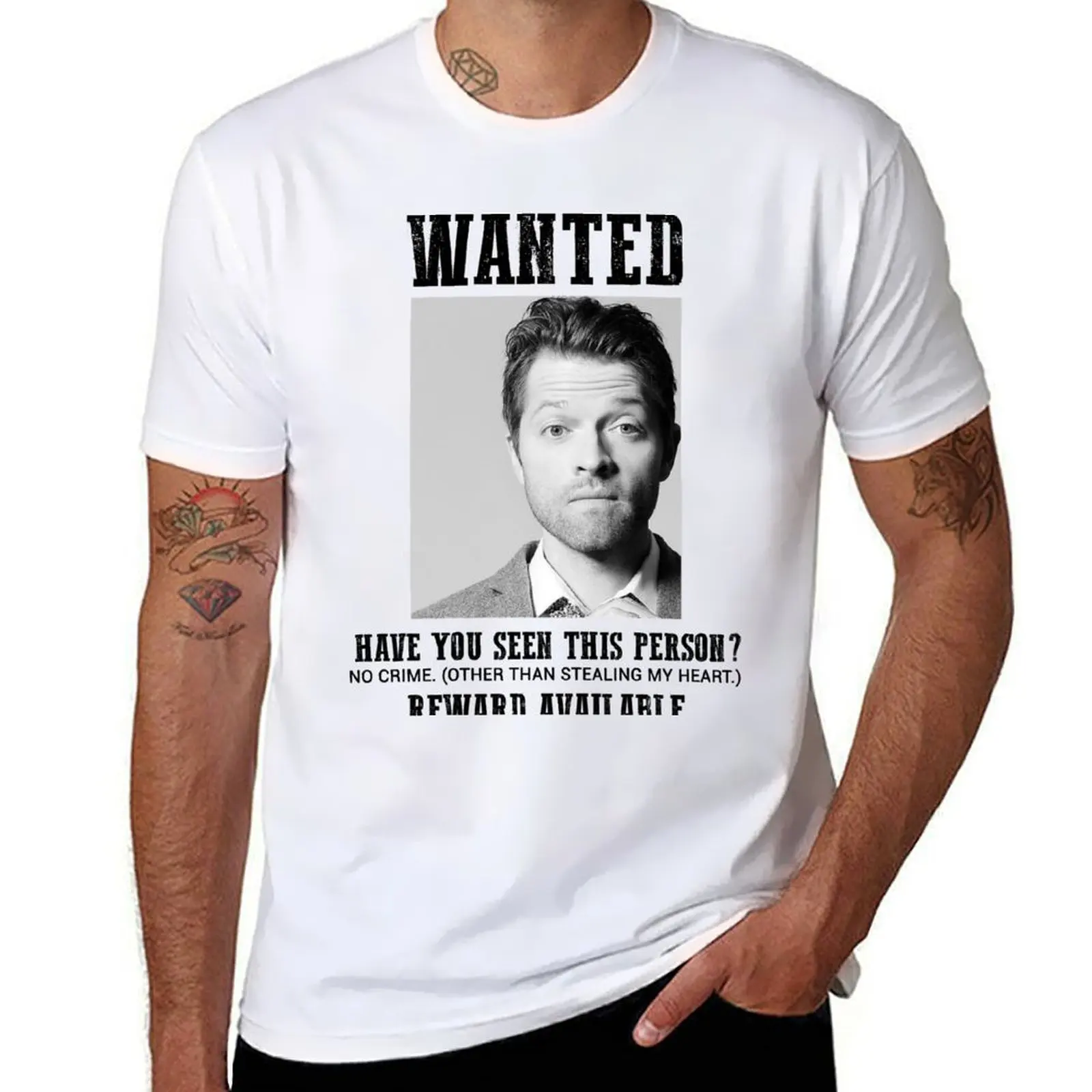 wanted: misha collins T-Shirt t shirts for man cotton funny g man t shirts for men T-Shirt
wanted: misha collins T-Shirt t shirts for man cotton funny g man t shirts for men T-Shirt