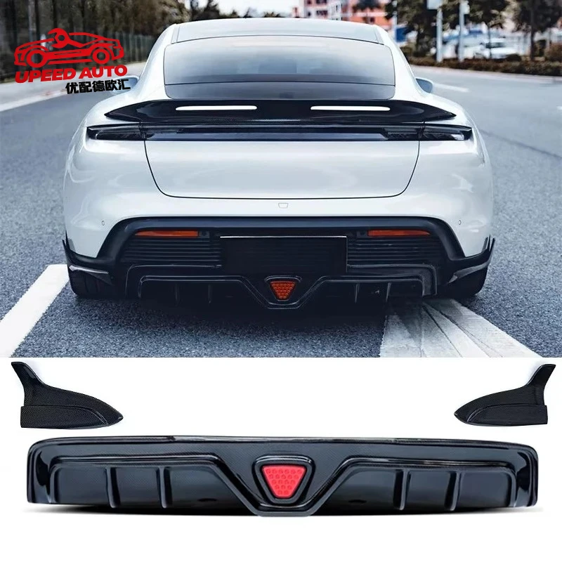 Suitable for Porsches Taycan Turbo Carbon Fiber Bumper Diffuser Spoiler Rear Car Body Kits Auto Parts Accessories CMST Style
Suitable for Porsches Taycan Turbo Carbon Fiber Bumper Diffuser Spoiler Rear Car Body Kits Auto Parts Accessories CMST Style