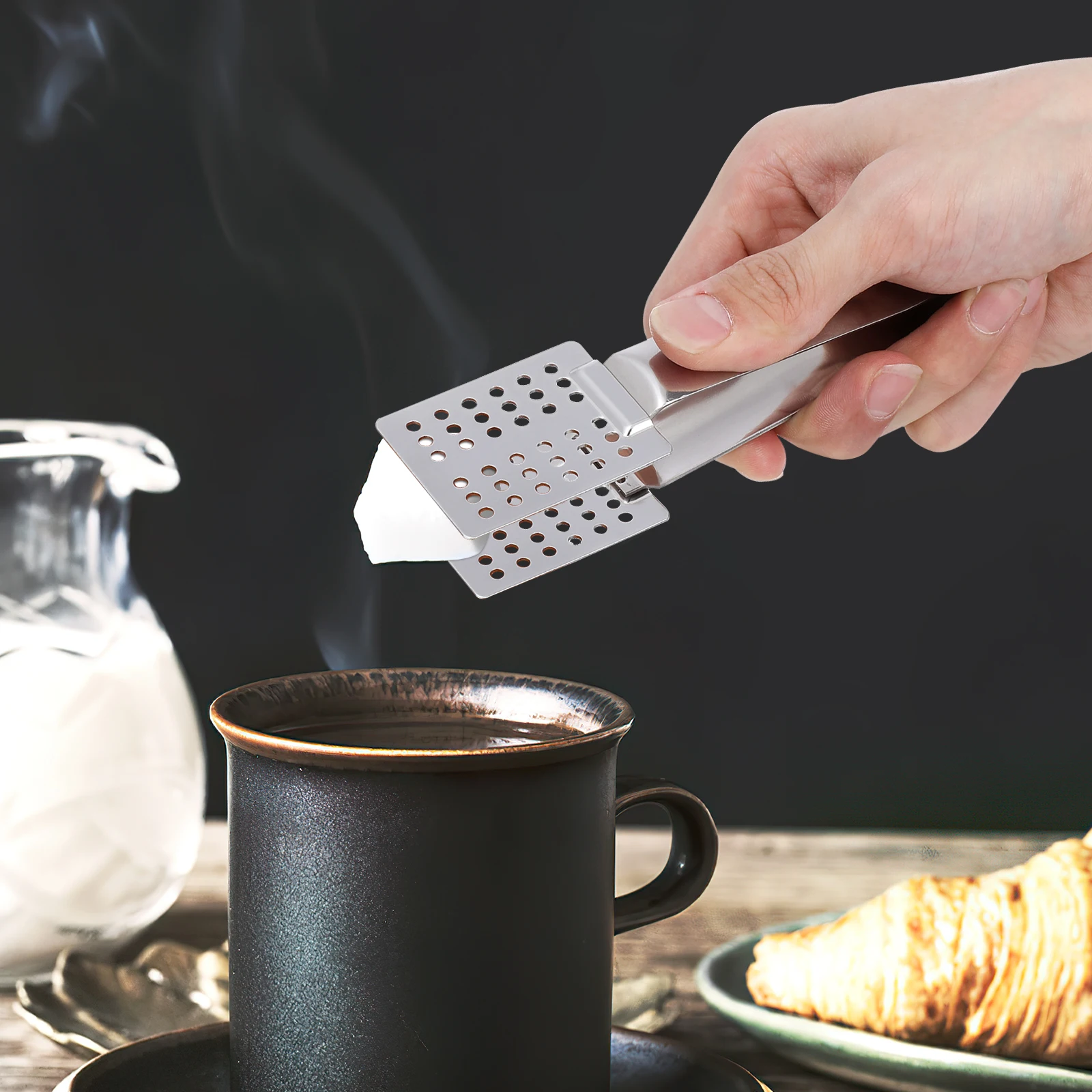 Food Tongs Tea Bag Squeezer Strainer Spoon Round Silver Travel Holder Filter 18 10 Stainless Steel Clamps Ice Bread Easy Storage
Food Tongs Tea Bag Squeezer Strainer Spoon Round Silver Travel Holder Filter 18 10 Stainless Steel Clamps Ice Bread Easy Storage