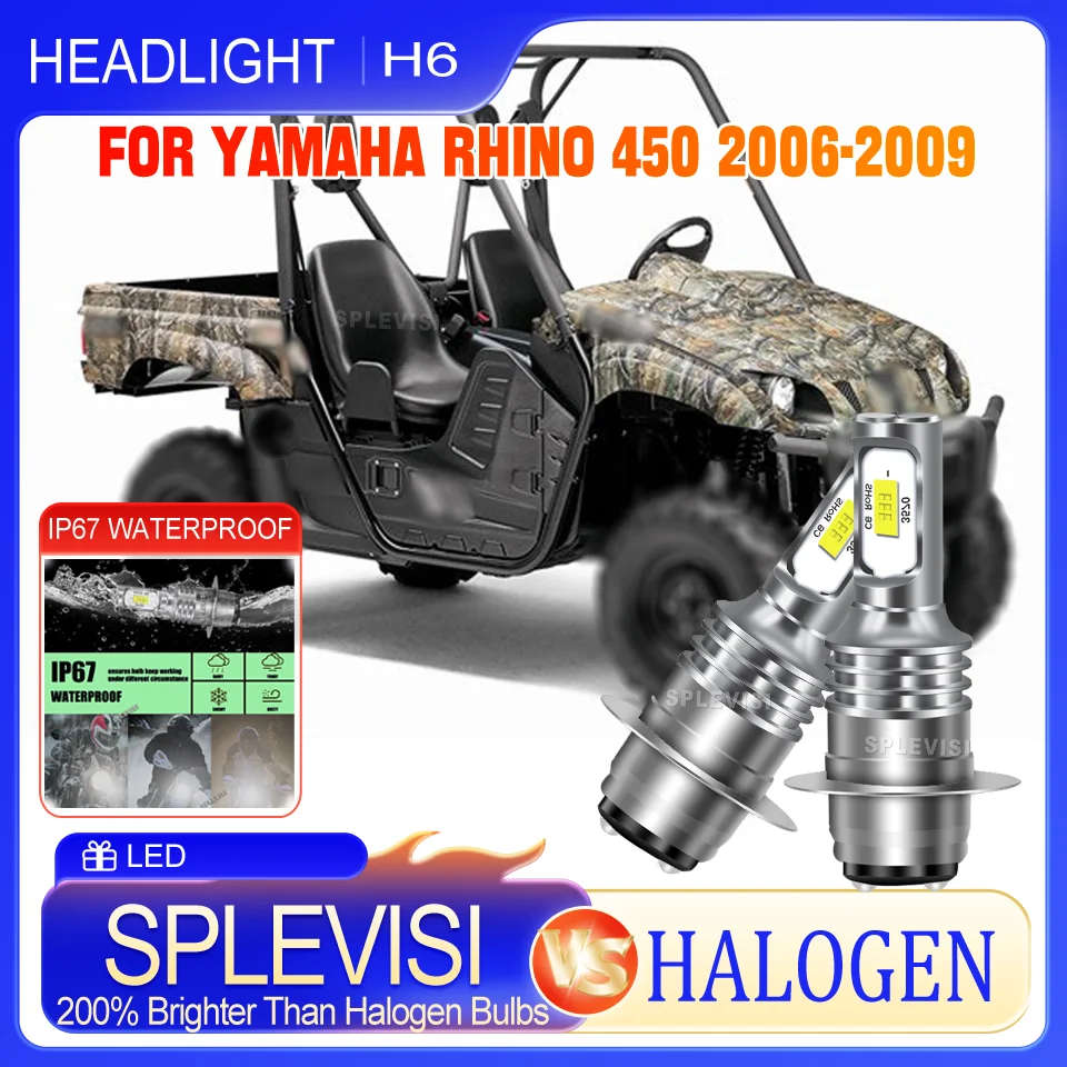 Economical Easy Installation No Modification Needed LED H6 6000K motorcycle Headlight For Yamaha Rhino 450 2006 2007 2008 2009
Economical Easy Installation No Modification Needed LED H6 6000K motorcycle Headlight For Yamaha Rhino 450 2006 2007 2008 2009