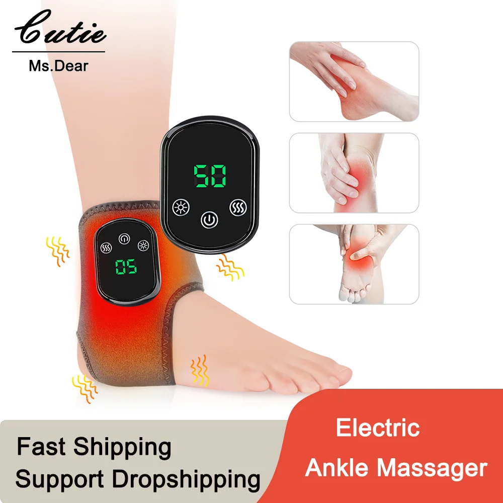 Electric Vibration Ankle Massager Heated Massage Brace Ankle Protection Hot Compresses Foot Heat Massager Joint Pain Relief
Electric Vibration Ankle Massager Heated Massage Brace Ankle Protection Hot Compresses Foot Heat Massager Joint Pain Relief