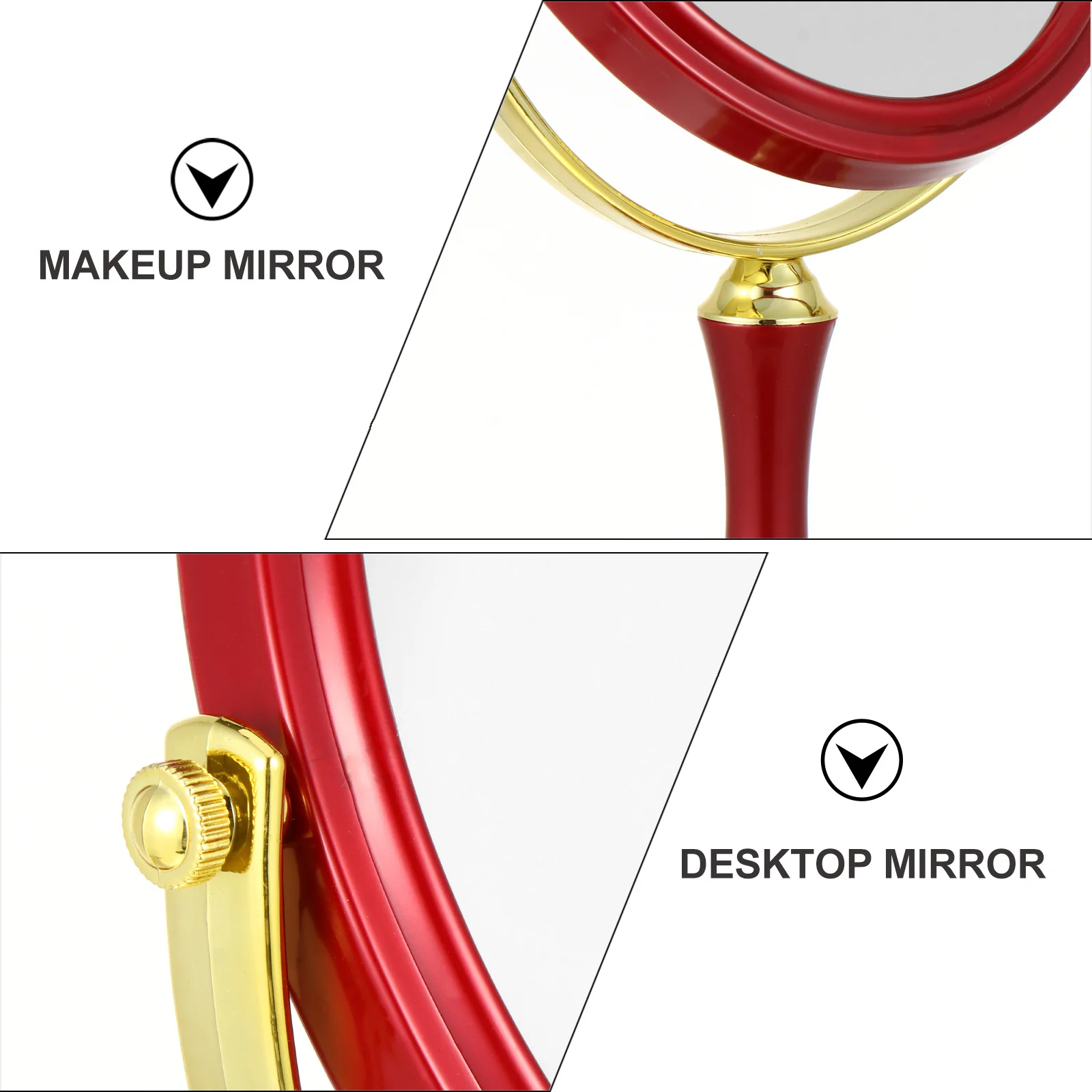 1Pcs Double-Sided Makeup Mirror Swivel Desktop Vanity Mirror Rotatable Stand Clear Durable for Beauty and Dressing
1Pcs Double-Sided Makeup Mirror Swivel Desktop Vanity Mirror Rotatable Stand Clear Durable for Beauty and Dressing