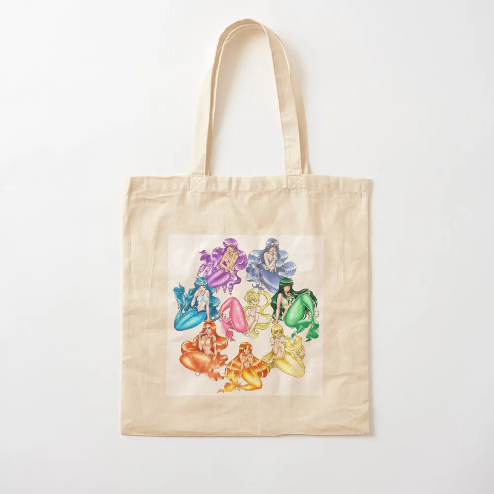 Mermaid Melody Pichi Pichi Pitch Tote Bag Canvas shoulder bag eco bag folding Canvas Tote
Mermaid Melody Pichi Pichi Pitch Tote Bag Canvas shoulder bag eco bag folding Canvas Tote