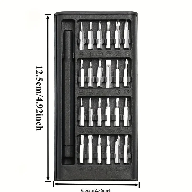 Screwdriver Set, 25 In 1 With 24 Piece Mini Pocket Screwdriver Set, Small Repair Set For Mobile Phone/PC/Came
Screwdriver Set, 25 In 1 With 24 Piece Mini Pocket Screwdriver Set, Small Repair Set For Mobile Phone/PC/Came