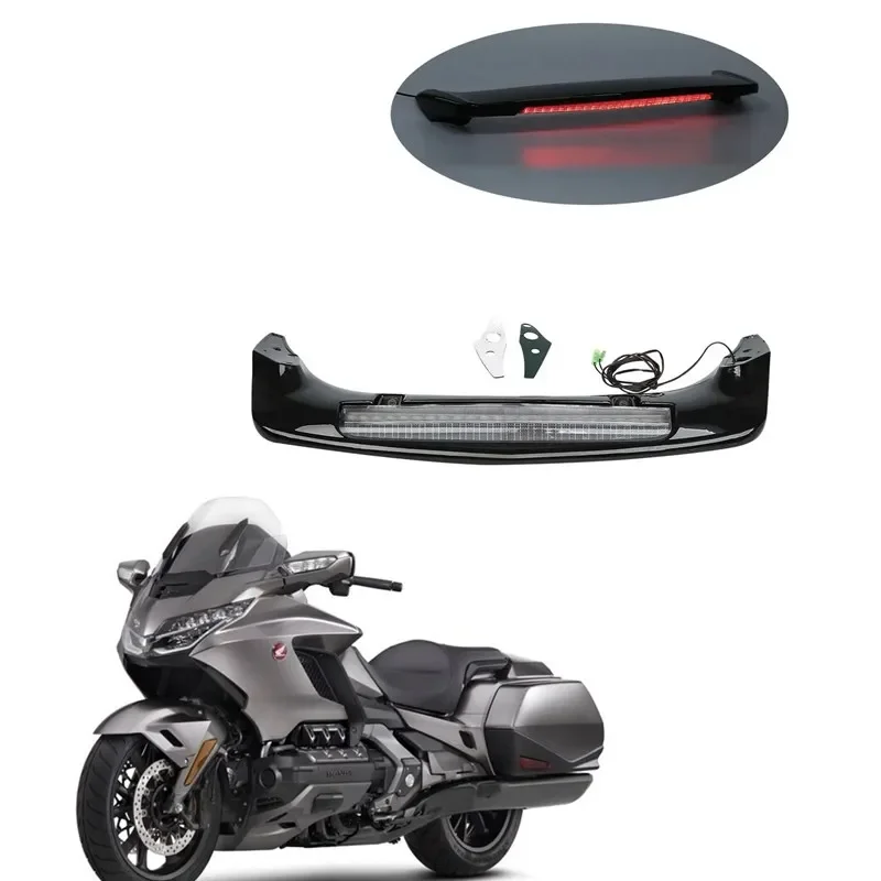 Аксессуары для мотоциклов Honda Gold Wing GL1800 GL 1800 2001-2017, аксессуары для мотоциклов, задний спойлер для багажника, светодиодная лампа
Аксессуары для мотоциклов Honda Gold Wing GL1800 GL 1800 2001-2017, аксессуары для мотоциклов, задний спойлер для багажника, светодиодная лампа