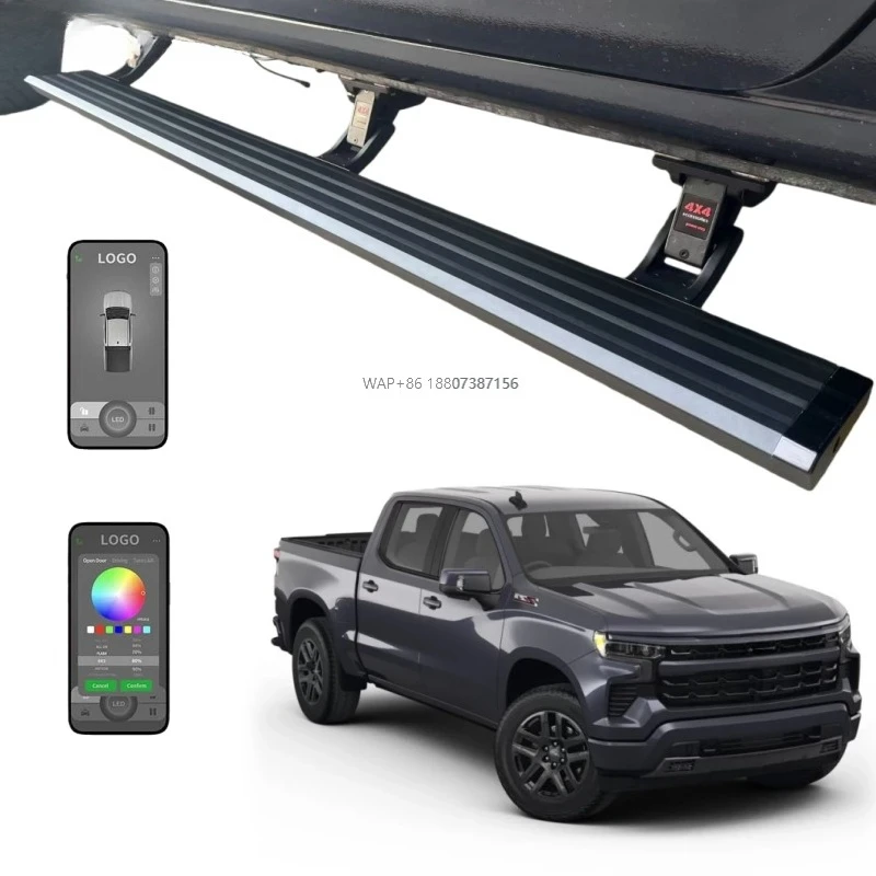 Fold Retractable 6 Breacket Electric Running Board Power Side Steps for 2020 2022 2025 Chevy Silverado 1500 2500 3500 Crewcab
Fold Retractable 6 Breacket Electric Running Board Power Side Steps for 2020 2022 2025 Chevy Silverado 1500 2500 3500 Crewcab