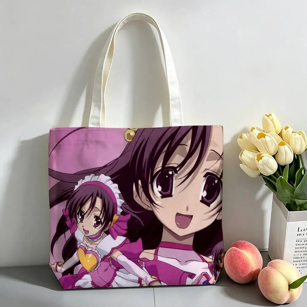 S-School Days Katsura Kotonoha Printed Canvas Tote Bag Shoulder Bag Commuter Mommy Shopping Bag
S-School Days Katsura Kotonoha Printed Canvas Tote Bag Shoulder Bag Commuter Mommy Shopping Bag