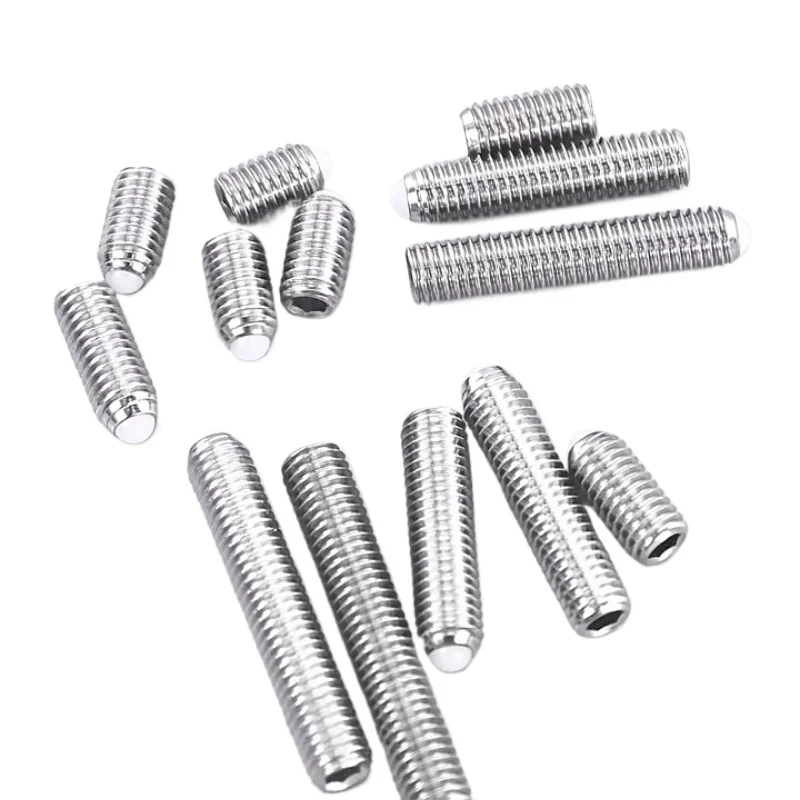 304 Stainless Steel POM Ball Plunger, Plastic Head Screw, Ball Positioning Spring Screw, M4-M10 Mechanical Parts
304 Stainless Steel POM Ball Plunger, Plastic Head Screw, Ball Positioning Spring Screw, M4-M10 Mechanical Parts
