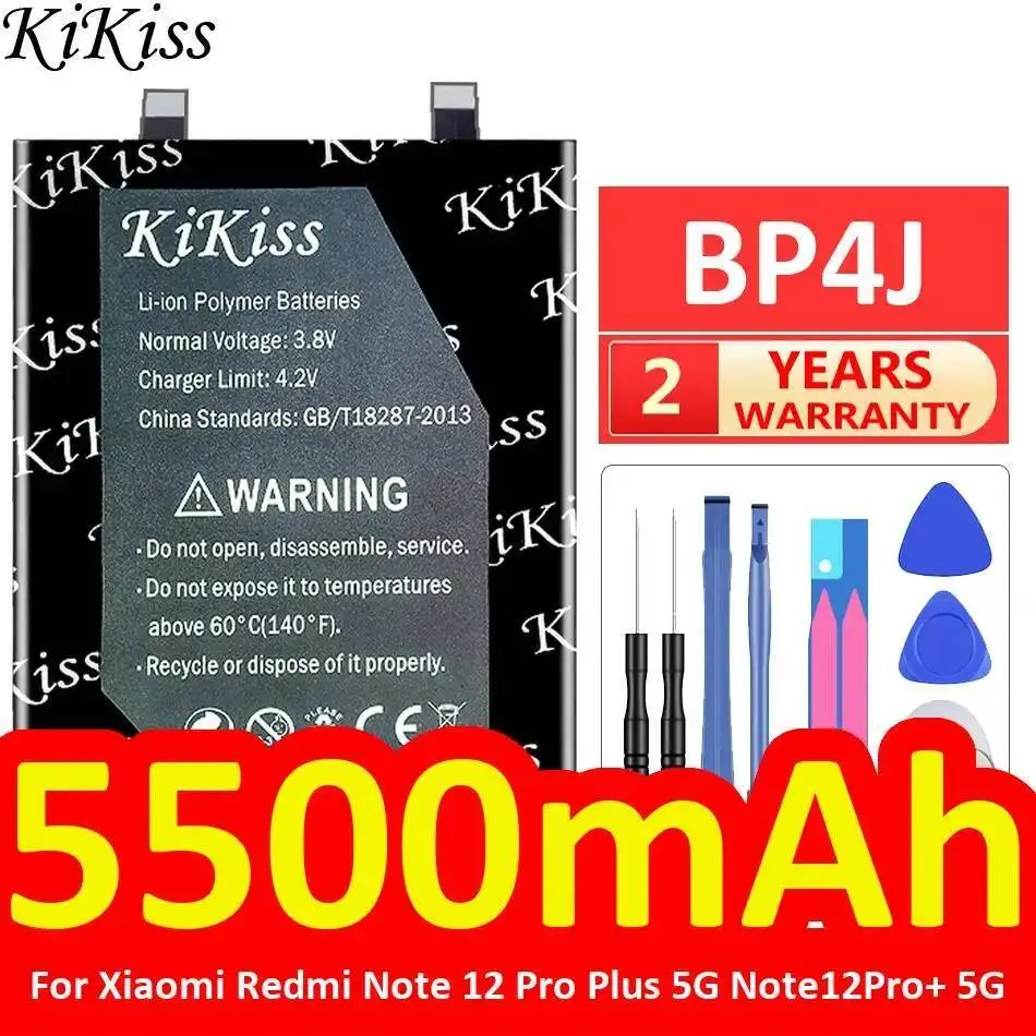 5500Mah Mobile Phone Battery Lightweight BP4J For Xiaomi Redmi Note 12 Pro Plus 5G Note12pro+
5500Mah Mobile Phone Battery Lightweight BP4J For Xiaomi Redmi Note 12 Pro Plus 5G Note12pro+