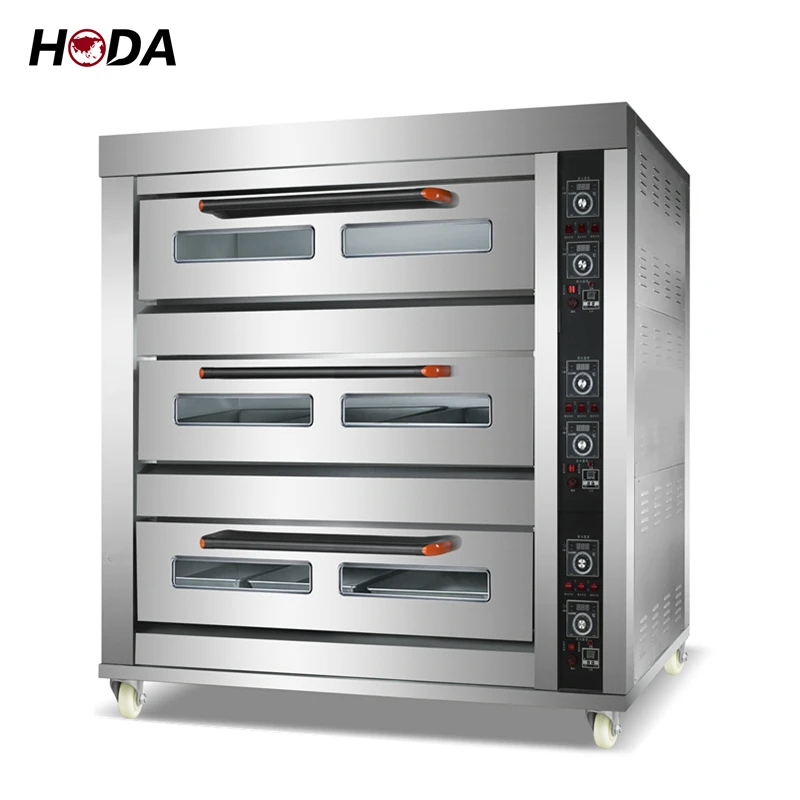 CE Big Commercial Three Layer Commercial 3 Deck 9 Tray Deck Oven Bread Baking Machine,cake Industrial 3 Deck 9 Trays Bakery Oven
CE Big Commercial Three Layer Commercial 3 Deck 9 Tray Deck Oven Bread Baking Machine,cake Industrial 3 Deck 9 Trays Bakery Oven