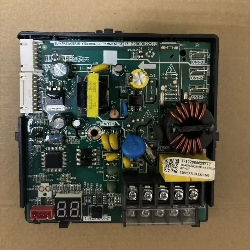 Parts for EU-KFR53W/BP3N1Y-E air conditioner main board 17122000022912 circuit board 17122000058518
Parts for EU-KFR53W/BP3N1Y-E air conditioner main board 17122000022912 circuit board 17122000058518