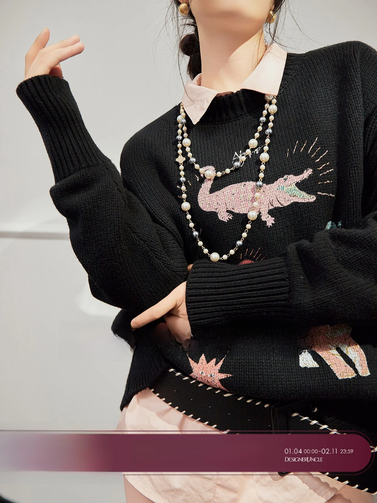 Вязаный свитер Bla для женщин: дизайнерская новинка осенне-зимнего сезона, свободный крой, длинный рукав, круглый вырез, U×LAB Commute Sle
Вязаный свитер Bla для женщин: дизайнерская новинка осенне-зимнего сезона, свободный крой, длинный рукав, круглый вырез, U×LAB Commute Sle