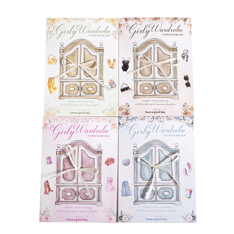 4packs/LOT Girl's versatile wardrobe Series series cute lovely retro decorative sticker
4packs/LOT Girl's versatile wardrobe Series series cute lovely retro decorative sticker