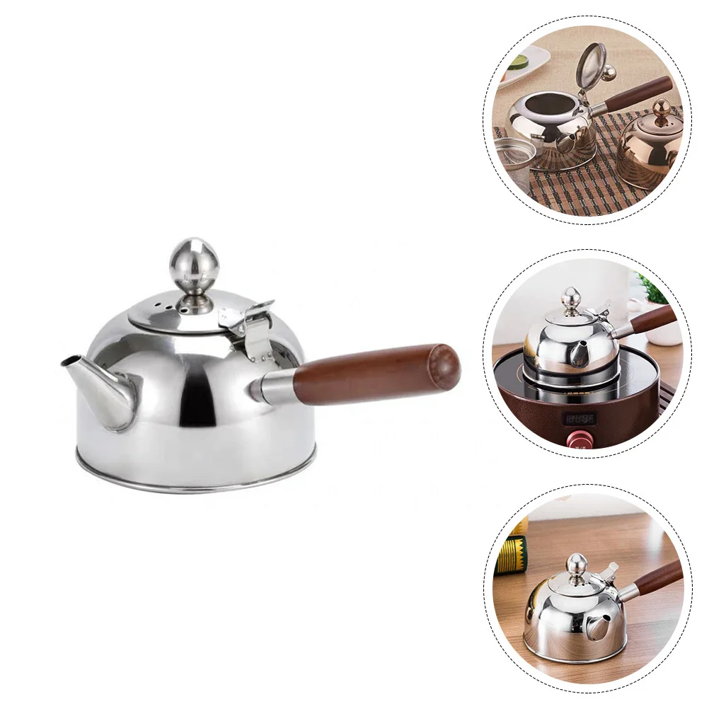 1Pcs Stylish Stainless Steel Tea Pot 500Ml Heat Resistant for Tea Coffee Brewing Boiling Kettle Home Kitchen Boiling Kettle
1Pcs Stylish Stainless Steel Tea Pot 500Ml Heat Resistant for Tea Coffee Brewing Boiling Kettle Home Kitchen Boiling Kettle