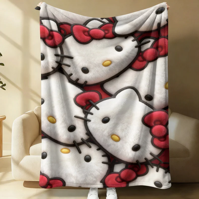 Sanrio Hello Kitty Plush Throw Blanket Kawaii Red Bow Print Fuzzy Camping Flannel Blanket Girl Bedroom Couch Sofa Bed Home Decor
Sanrio Hello Kitty Plush Throw Blanket Kawaii Red Bow Print Fuzzy Camping Flannel Blanket Girl Bedroom Couch Sofa Bed Home Decor