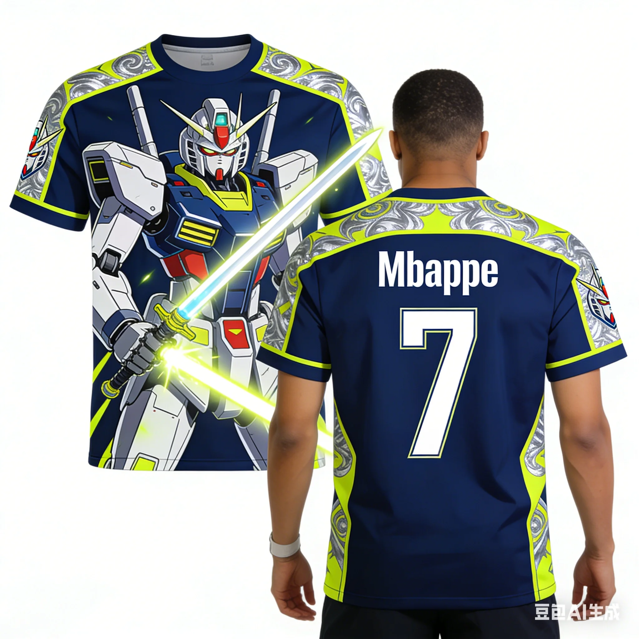 Gundam Collaboration Soccer Star T-Shirt Anime Print Short-Sleeve Casual Tee Perfect Summer Trendy Essential
Gundam Collaboration Soccer Star T-Shirt Anime Print Short-Sleeve Casual Tee Perfect Summer Trendy Essential