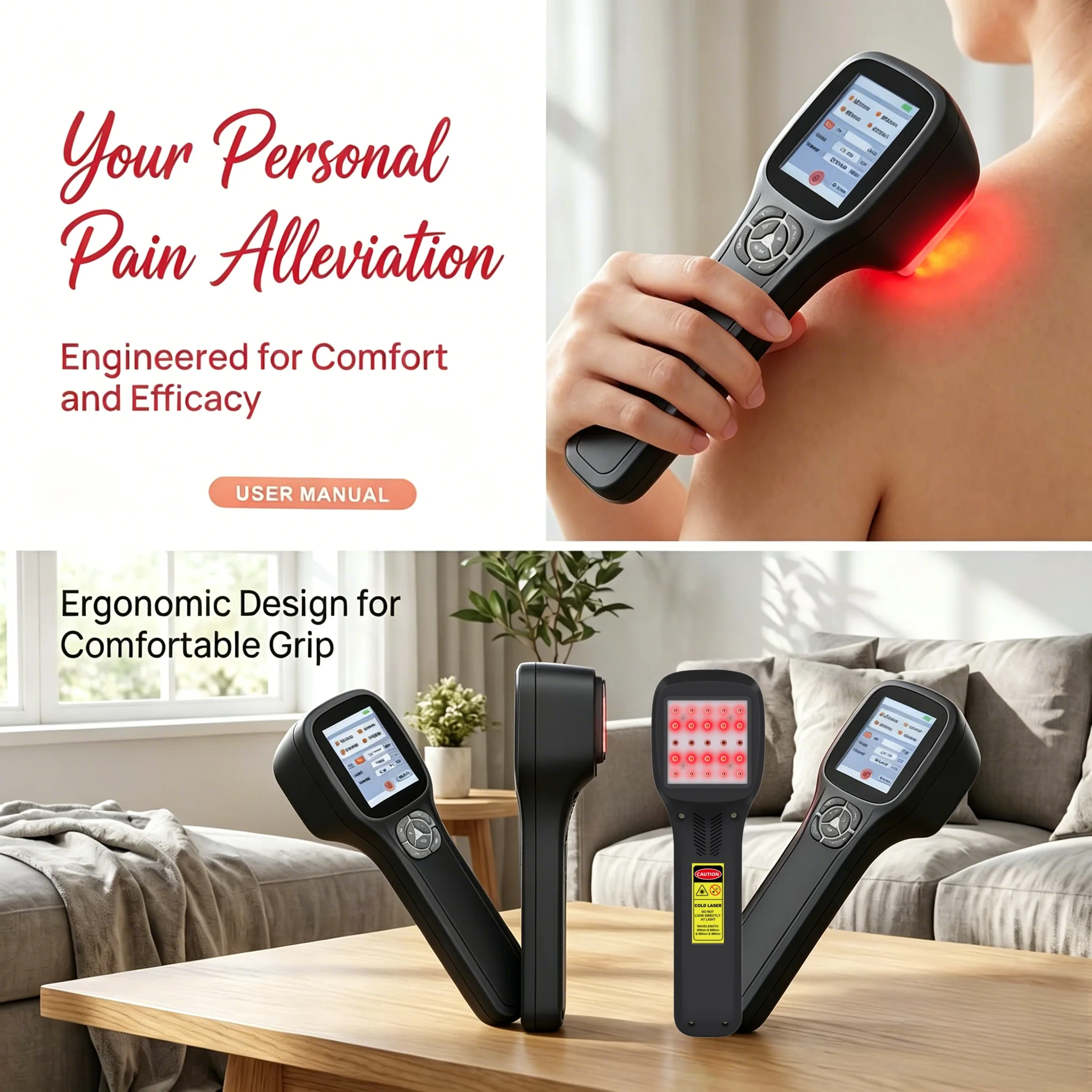ZJZKTOP 2500mW Multi-Wavelength Red Light Body Massager LLLT PBM Non-Invasive Joint Muscle Comfort for Human Pet Home Office Travel
ZJZKTOP 2500mW Multi-Wavelength Red Light Body Massager LLLT PBM Non-Invasive Joint Muscle Comfort for Human Pet Home Office Travel