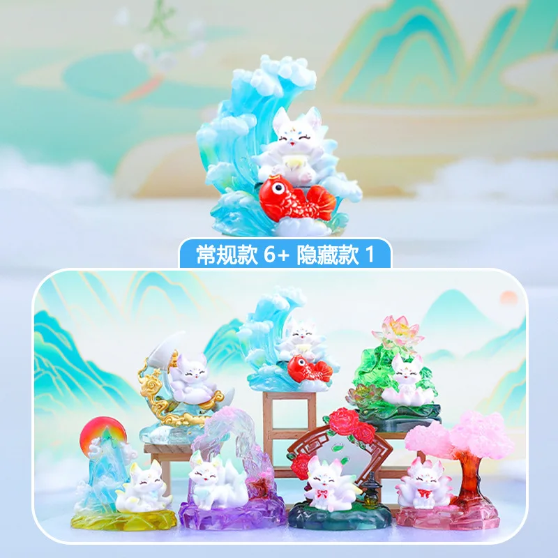 Светящаяся глухая коробка с девятихвостой лисой, модный китайский стиль, светящееся украшение для рабочего стола, креативная игрушка в слепой коробке LOL
Светящаяся глухая коробка с девятихвостой лисой, модный китайский стиль, светящееся украшение для рабочего стола, креативная игрушка в слепой коробке LOL