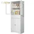 Aiho 67" Kitchen Pantry Storage Cabinet, Pantry Storage Cabinet With 2 Drawers And Glass Doors For Kitchen, Dining Room - White
Aiho 67" Kitchen Pantry Storage Cabinet, Pantry Storage Cabinet With 2 Drawers And Glass Doors For Kitchen, Dining Room - White