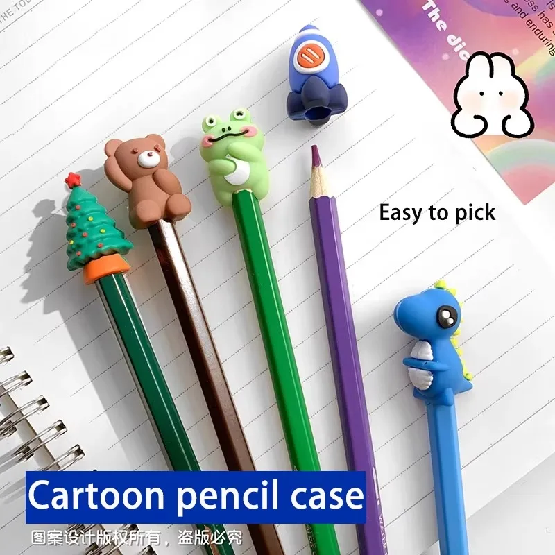 Cartoon Animal Pencil Holder 10PCS Soft Plush Eraser Cap Kawaii School Supplies for Kids Durable Birthday Gift Creative Fun Tool
Cartoon Animal Pencil Holder 10PCS Soft Plush Eraser Cap Kawaii School Supplies for Kids Durable Birthday Gift Creative Fun Tool
