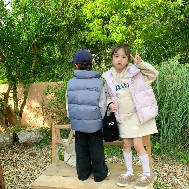 Children's Foreign Style Stand-up Collar Down Vest Autumn Boys and girls Foreign Style Stand-up Collar Down Vest
Children's Foreign Style Stand-up Collar Down Vest Autumn Boys and girls Foreign Style Stand-up Collar Down Vest