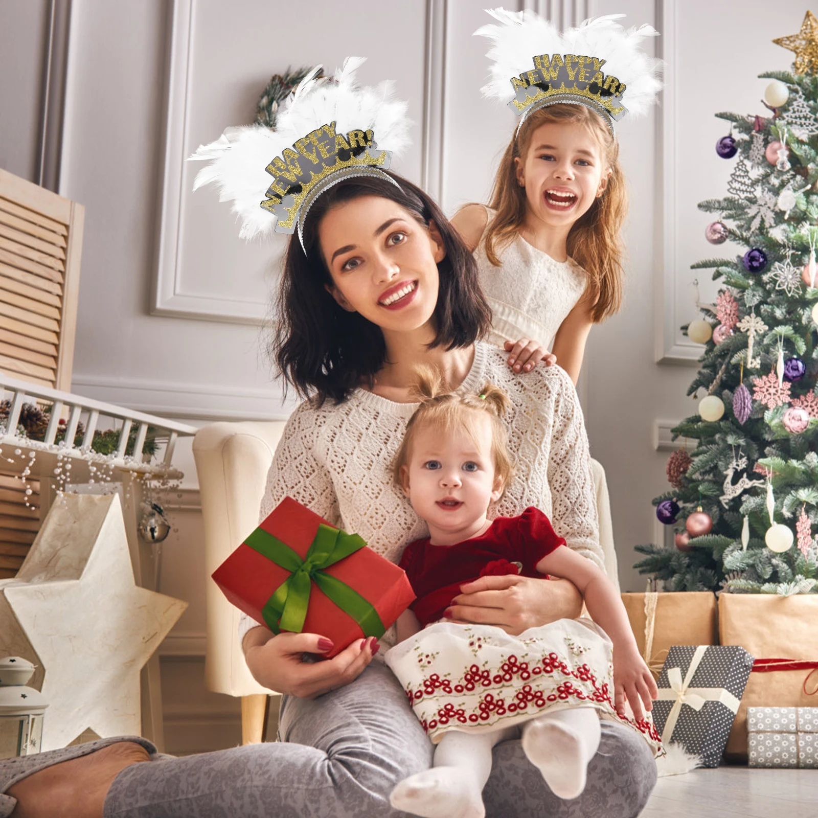 2 шт. новогодние повязки на голову, вечерние повязки для волос для девочек, креативная повязка на голову Happy, легкие удобные аксессуары для волос
2 шт. новогодние повязки на голову, вечерние повязки для волос для девочек, креативная повязка на голову Happy, легкие удобные аксессуары для волос