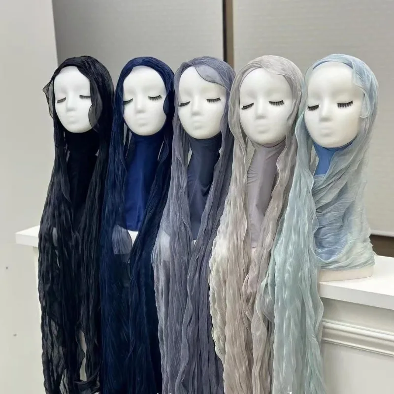 Breathable Bubble Towel Wrinkled Long Scarf 200*60cm Shiny Sparkly Lame Organza Scarf For All Season Wear
Breathable Bubble Towel Wrinkled Long Scarf 200*60cm Shiny Sparkly Lame Organza Scarf For All Season Wear