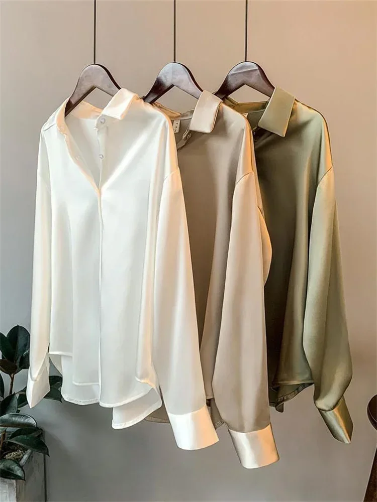 Весна 2021, женская одежда, шелковая рубашка, винтажная блузка, женский прозрачный топ, женская классическая рубашка с длинными рукавами, одежда, женская верхняя рубашка
Весна 2021, женская одежда, шелковая рубашка, винтажная блузка, женский прозрачный топ, женская классическая рубашка с длинными рукавами, одежда, женская верхняя рубашка