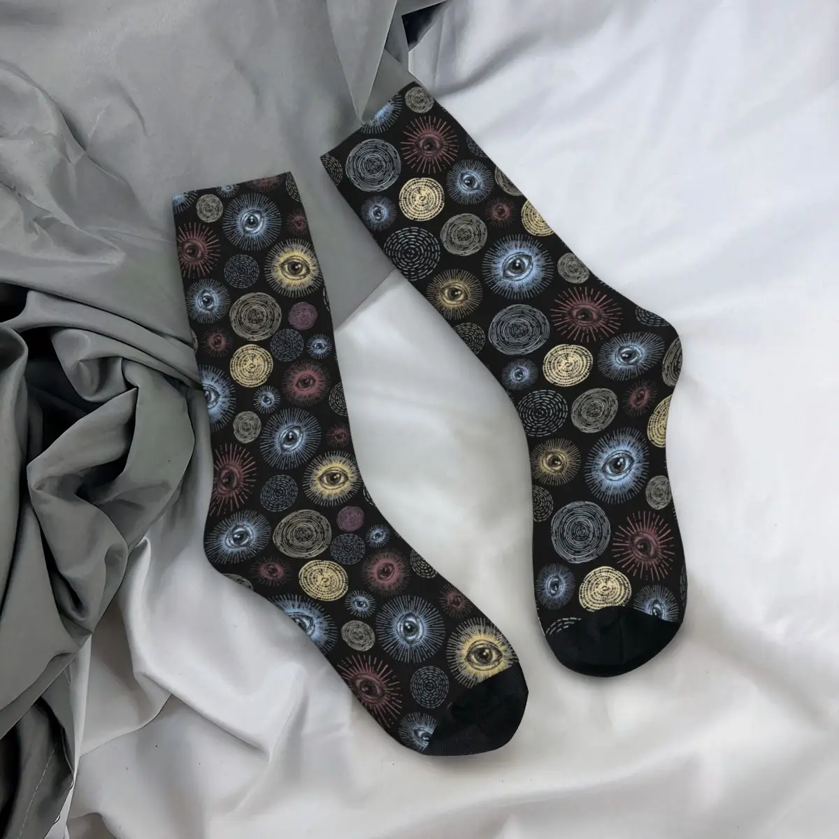All Seasons Crew Stockings Abstract Dark Mysterious Eye Print Socks Harajuku Long Socks for Men Women Valentine's Day Gifts
All Seasons Crew Stockings Abstract Dark Mysterious Eye Print Socks Harajuku Long Socks for Men Women Valentine's Day Gifts