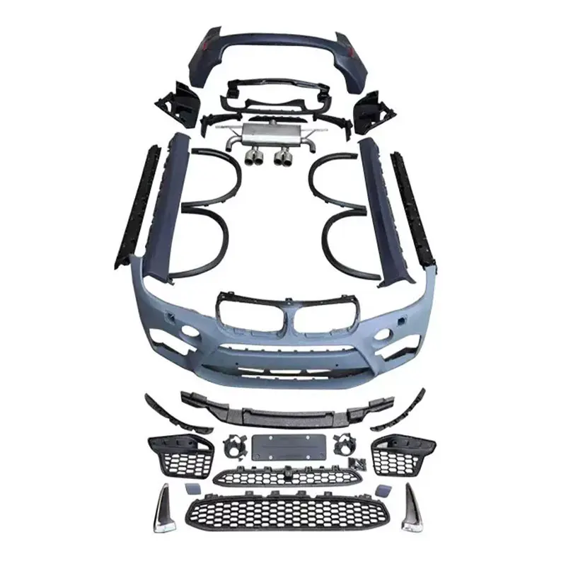 X5 F15 Car Bumpers Front Rear Bumpers Side Skirts Wheel Trim Body Kits Change to X5m Facelift for X5 F15 2015-2019
X5 F15 Car Bumpers Front Rear Bumpers Side Skirts Wheel Trim Body Kits Change to X5m Facelift for X5 F15 2015-2019
