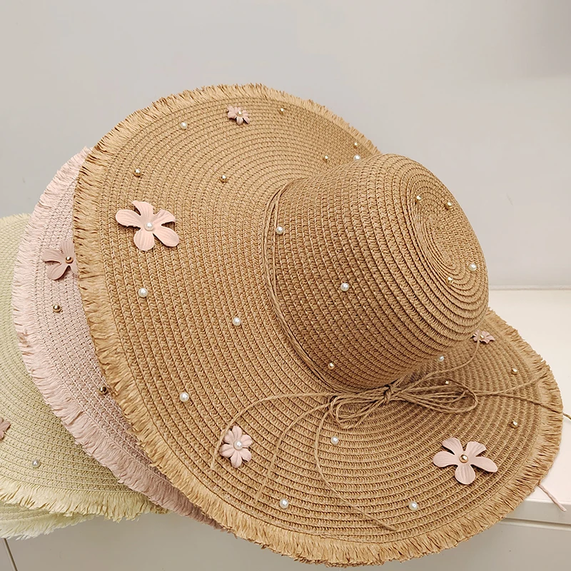 Straw Hat Nail Bead Flower Sun Hats for Women 2025 Summer New Vacation Seaside Sunscreen Sombrero Caps Becach Hat MAXSITI U
Straw Hat Nail Bead Flower Sun Hats for Women 2025 Summer New Vacation Seaside Sunscreen Sombrero Caps Becach Hat MAXSITI U