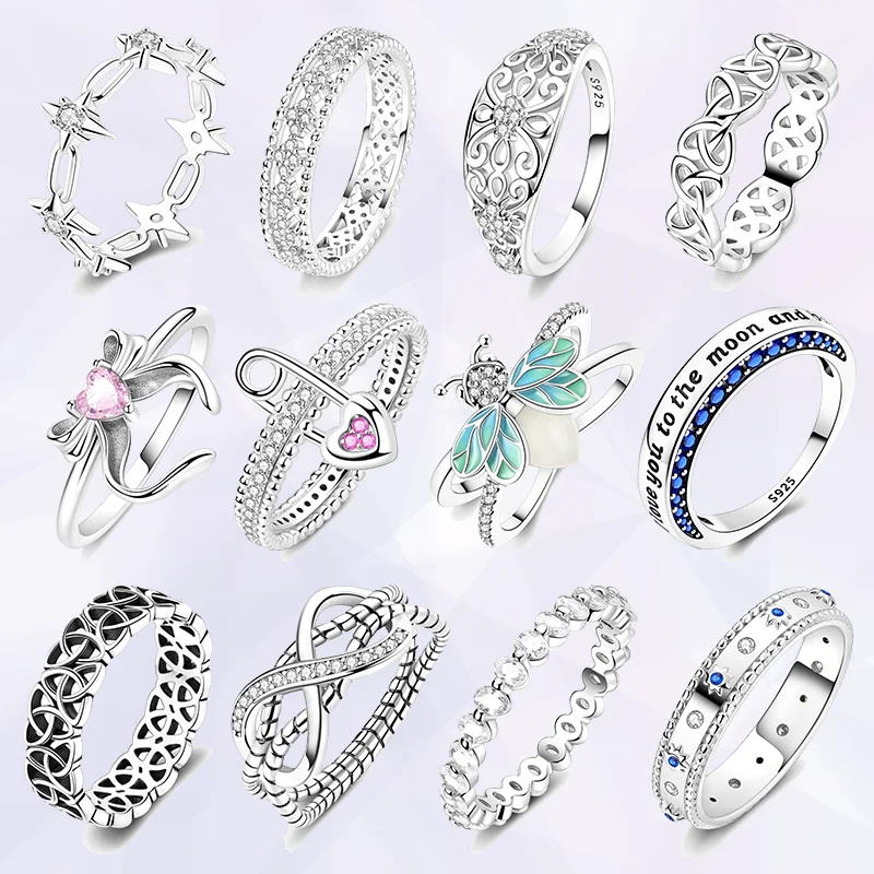 New 925 sterling silver glow-in-the-dark firefly starburst bow ring ladies fashion engagement wedding party jewelry gift
New 925 sterling silver glow-in-the-dark firefly starburst bow ring ladies fashion engagement wedding party jewelry gift