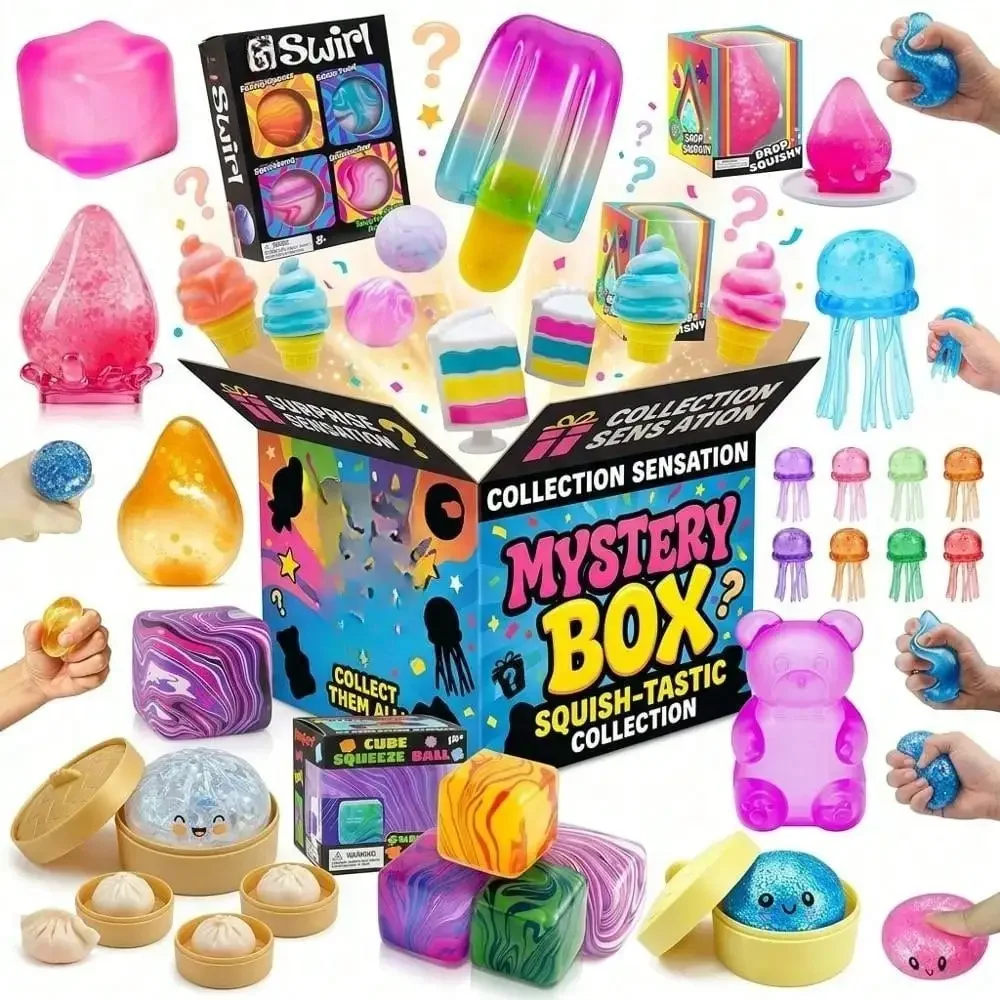 Random Squishy Squeeze Toy Blind Box, Cute Sensory Fidget Toy For Stress Relief, Lovely Surprise For Everyone
Random Squishy Squeeze Toy Blind Box, Cute Sensory Fidget Toy For Stress Relief, Lovely Surprise For Everyone